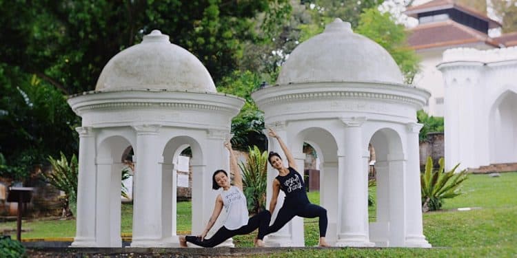 Yoga for a Change at Fort Canning Green